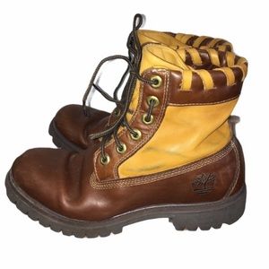 Timberland premium leather men’s lace work boot size 7.5